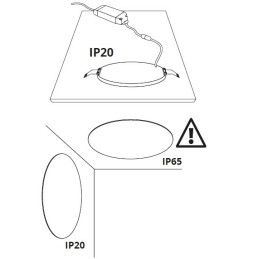 Kanlux AREL LED 6W IP65 PANEL