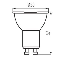 IQ Dimmable GU10 7.5w