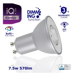 IQ Dimmable GU10 7.5w