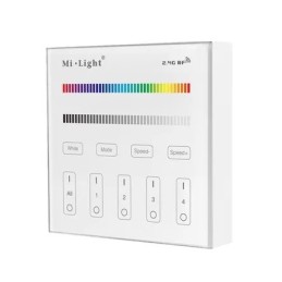 Mi-Light 4-zone RGB/RGBW smart panel B3 Black or White