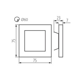 Staircase - Plinth LED light fitting APUS