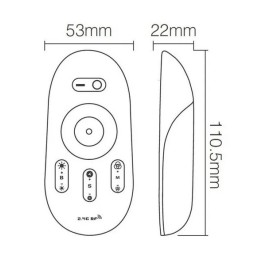 Mi-Light Touch RGB or RGBW LED strip controller