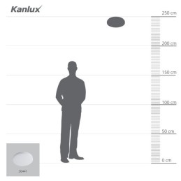 Kanlux VARSO LED 18w Sensor model- Ceiling-mounted moisture resistant LED light fitting 18w