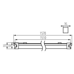 TP SLIM TW LED 50W-NW