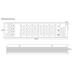 Constant Voltage Power Supply 12V 200W