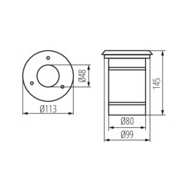 Kanlux Berg Round or Square