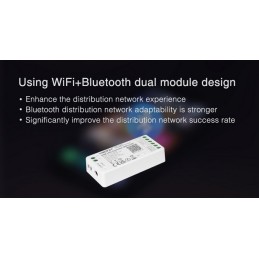 RGB-RGBW Controller 12-24VDC 12A WiFi