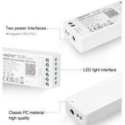 RGB-RGBW Controller 12-24VDC 12A WiFi