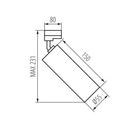 Kanlux ACORD ATL2 GU10 Track Light