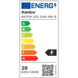 Kanlux 20w ANTEM Quality Floodlight with Sensor