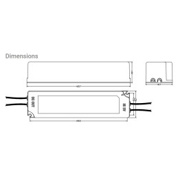 Constant Voltage Power Supply IP67 12V 75W