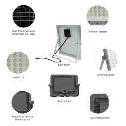 NOCTIS SOLARIS 50W floodlight with motion sensor