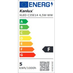 XLED Candle 4.5w C35E14