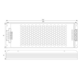 Constant Voltage Linear Power Supply PFC 12V 500W