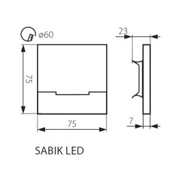 Kanlux sabik Decorative Recessed Light Fitting