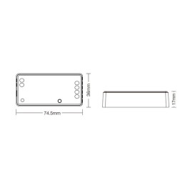 Mi-Boxer 2 in 1 LED Controller - Single colour dimming and CCT in 1