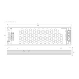 Constant Voltage Linear Power Supply PFC 24V 250W