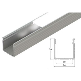 Glalu 1m Surface Profile with opaque polycarbonate lens