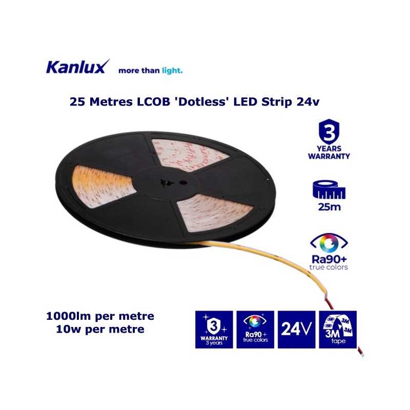 Kanlux 25 Metres LCOB bulk reel